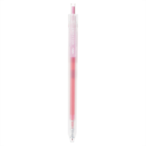 Birotică și Papetărie - Pix cu gel cu mecanism 0.5mm roz delight deli