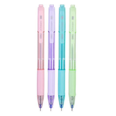 Pix cu gel cu mecanism 0.7mm corp pastel xtream albastru deli [4]