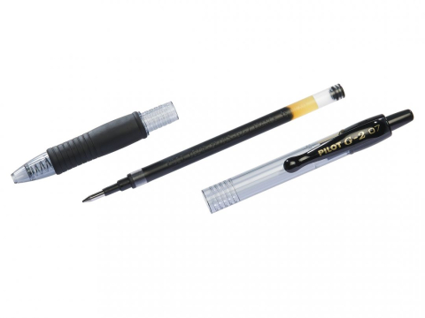 Pix cu gel cu mecanism 0.7mm g2 albastru pilot [2]