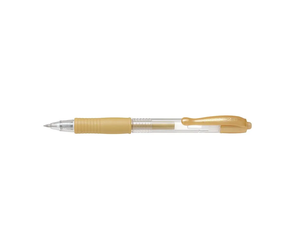 Birotică și Papetărie - Pix cu gel G2 Pilot varf 0.7mm Auriu