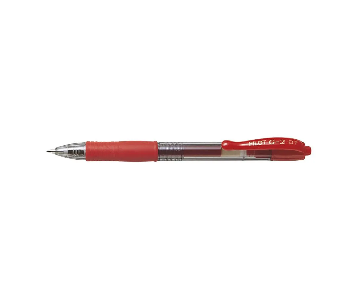 Birotică și Papetărie - Pix cu gel G2 Pilot varf 0.7mm Rosu