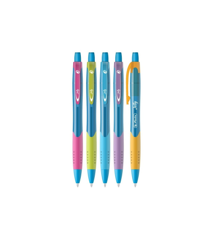 Birotică și Papetărie - Pix cu gel Jelly varf 07 mm scriere albastru Herlitz  