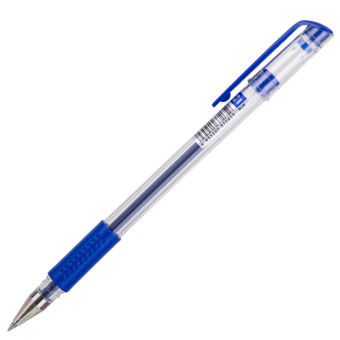 Pix cu gel si grip 6600 0.5mm albastru deli [1]