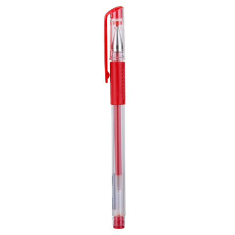 Birotică și Papetărie - Pix cu gel si grip 6600 0.5mm rosu deli