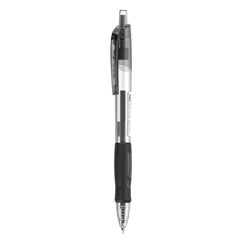 Birotică și Papetărie - Pix cu gel si mecanism 0.5mm negru lineum deli