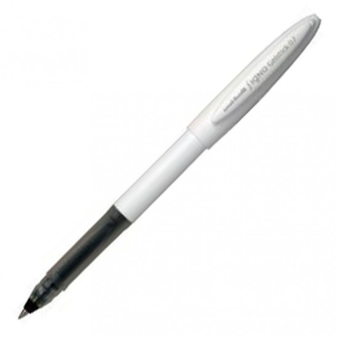 Birotică și Papetărie - Pix cu gel Uni-ball Signo GelStick UM-170, 0.7mm, cu capac, corp alb, scris negru