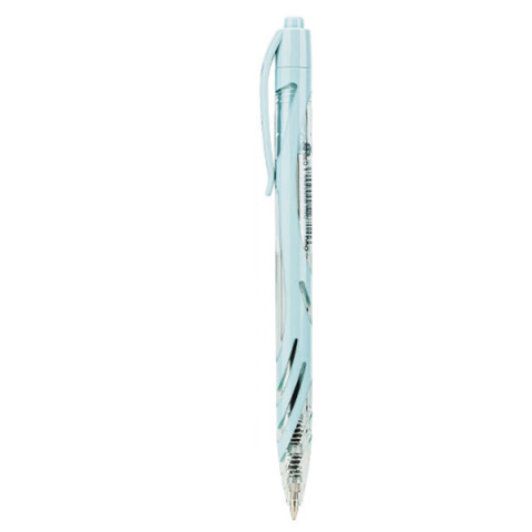 Birotică și Papetărie - Pix cu mecanism 0.7 mm albastru corp pastel q70 deli
