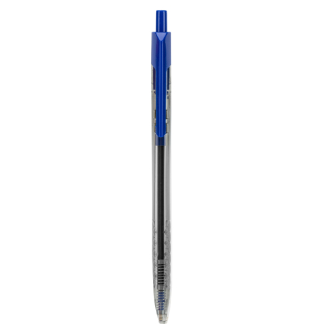 Birotică și Papetărie - Pix cu mecanism 0.7mm arrow albastru deli