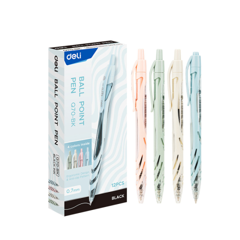 Pix cu mecanism 0.7mm negru corp pastel q70 deli [3]