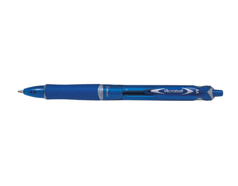 Birotică și Papetărie - Pix cu mecanism 1.0mm acroball clips albastru pilot