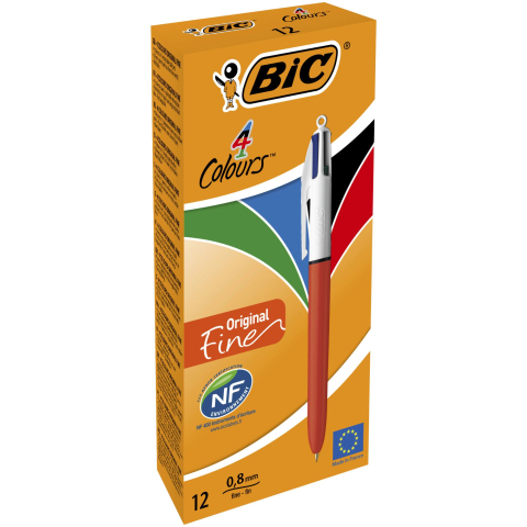 Pix cu mecanism 4 culori fine bic [2]