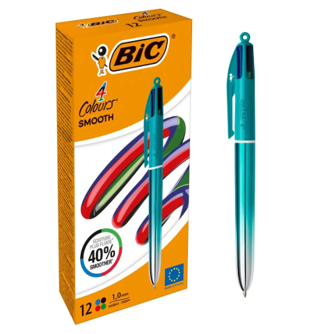 Pix cu mecanism 4 culori smooth grad bic [1]