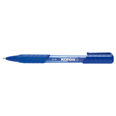 Birotică și Papetărie - Pix cu mecanism albastru k6 0.7mm kores