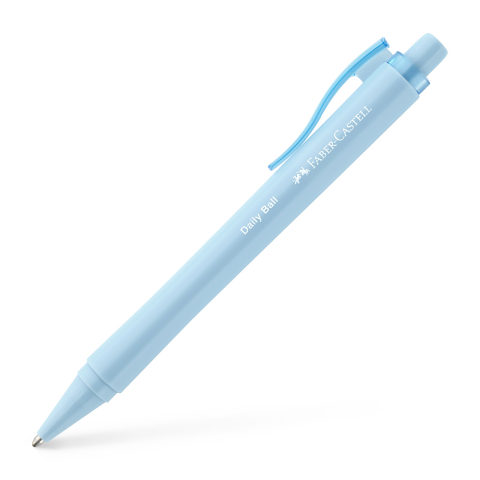 Birotică și Papetărie - Pix cu mecanism albastru xb daily bleu sky faber-castell