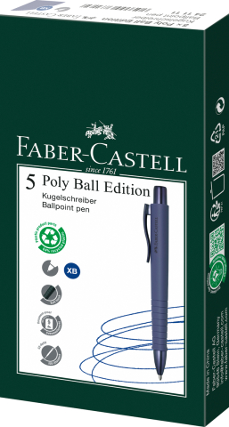 Pix cu mecanism bleumarin amurg poly ball xb urban 2025 faber-castell [2]