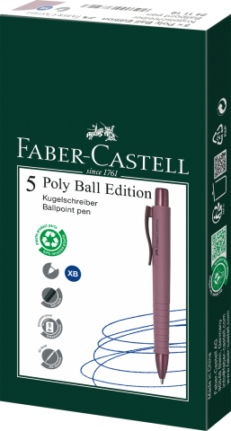 Pix cu mecanism bordeaux poly ball xb urban 2025 faber-castell [2]