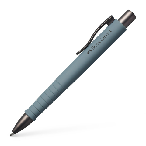 Birotică și Papetărie - Pix cu mecanism gri piatra poly ball xb urban faber-castell