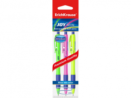 Rechizite Școlare - Pix cu mecanism Joy Neon