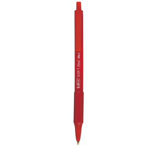 Birotică și Papetărie - Pix cu mecanism rosu soft feel bic
