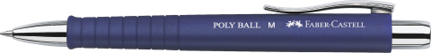 Pix cu mecanism si grip albastru poly ball faber-castell [1]