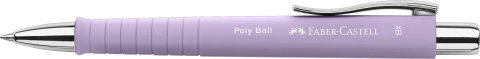 Pix cu mecanism si grip lila poly ball faber-castell [1]