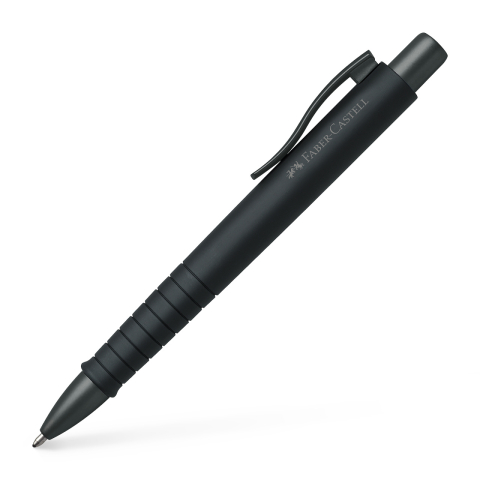Birotică și Papetărie - Pix cu mecanism si grip negru poly ball xb faber-castell