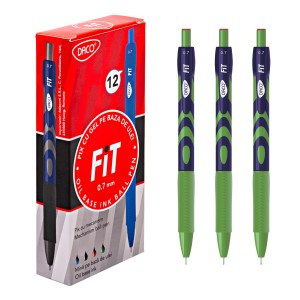 Rechizite Școlare - Pix daco fit verde px264v 12 buc
