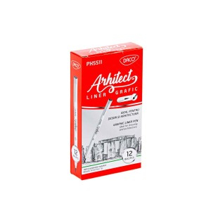 Rechizite Școlare - Pix daco liner grafic arhitect varf pensula daco px5511