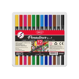 Rechizite Școlare - Pix daco pensuliner set 12 daco px502