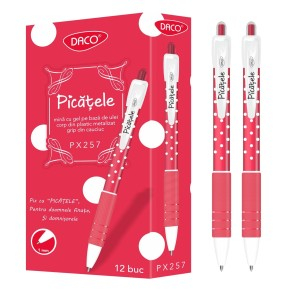 Rechizite Școlare - Pix daco picatele px257a 12 buc