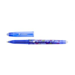 Rechizite Școlare - Pix ecada cu gel cu radiera disparel 3 albastru 83505a 12 buc