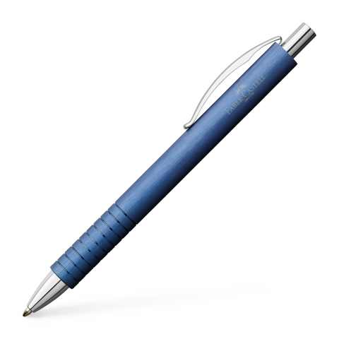 Pixuri pentru Copii si Scoala - Pix essentio aluminium albastru faber-castell