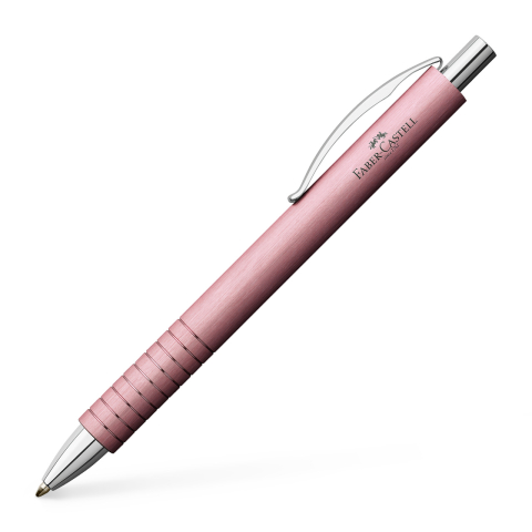Pixuri pentru Copii si Scoala - Pix essentio aluminium rose faber-castell