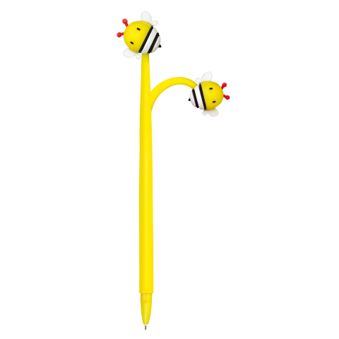Pix flexibil Bee Friends, cu varf de 0.7 mm, 3 modele asortate  , pret/1 buc [1]