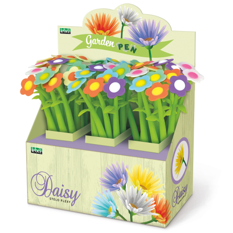 Rechizite Școlare - Pix flexibil Margareta, ø 3 cm (36 buc/display), copii varsta 6 ani+,8 ani+