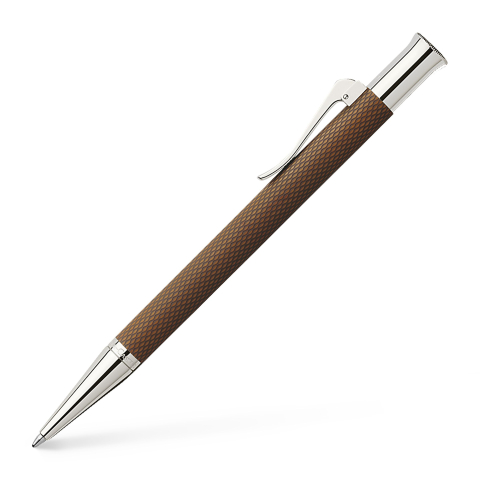 Pixuri pentru Copii si Scoala - Pix guilloche cognac graf von faber-castell