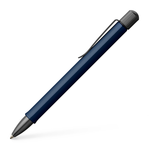 Pixuri pentru Copii si Scoala - Pix hexo albastru mat faber-castell