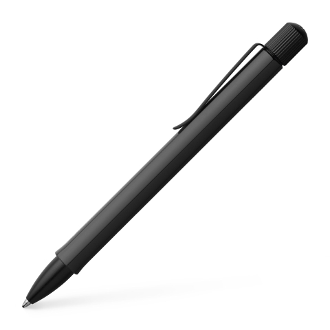 Pixuri pentru Copii si Scoala - Pix hexo negru faber-castell