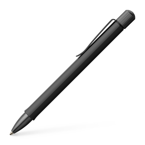 Pixuri pentru Copii si Scoala - Pix hexo negru mat faber-castell