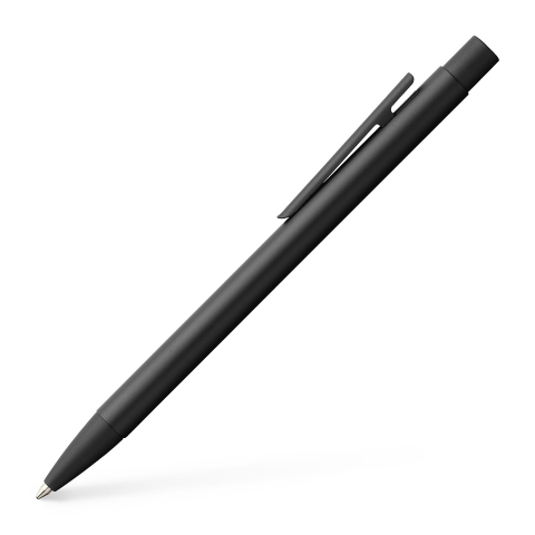 Pixuri pentru Copii si Scoala - Pix neo slim metal negru faber-castell
