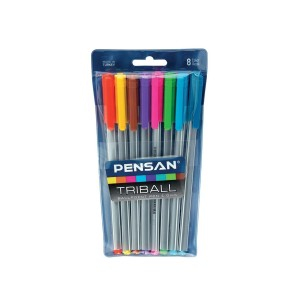 Rechizite Școlare - Pix pensan triball color set 8 1003/8