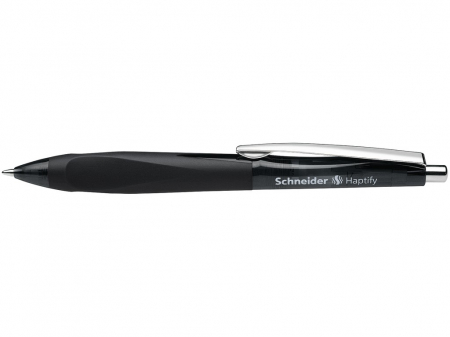 Pixuri cu gel și tehnologia Viscoglide - Schneider - Pix Haptify, Negru - Micostore.ro