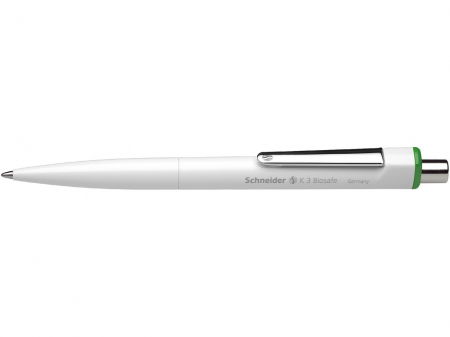 Birotică și Papetărie - Schneider - Pix Schneider K3 Biosafe, Alb/Verde- Micostore.ro