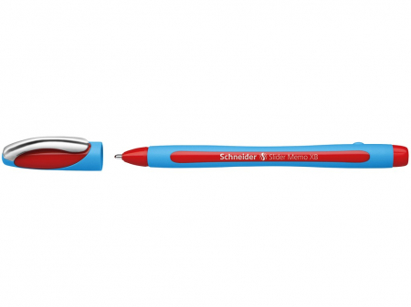 Pixuri cu gel și tehnologia Viscoglide - Schneider - Pix Slider Memo Xb, Rosu - Micostore.ro