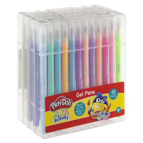 Birotică și Papetărie - Pix sclipicipastelmetalicneon cu gel 48/set Grafix