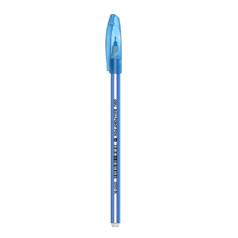 Birotică și Papetărie - Pix unica folosinta 0.6mm stripes albastru q560 deli