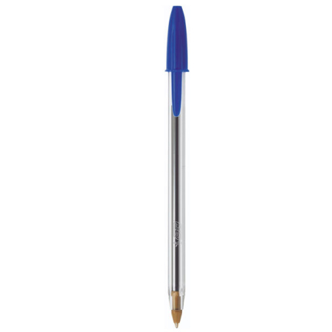 Birotică și Papetărie - Pix unica folosinta albastru cristal medium bic