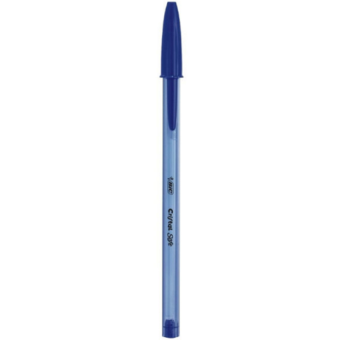 Birotică și Papetărie - Pix unica folosinta albastru cristal soft bic