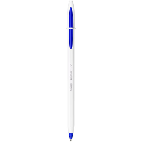 Birotică și Papetărie - Pix unica folosinta albastru cristal up medium bic