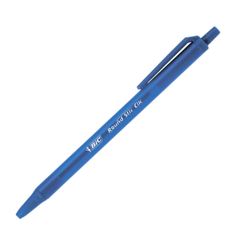 Pix unica folosinta albastru round stic clic bic [1]